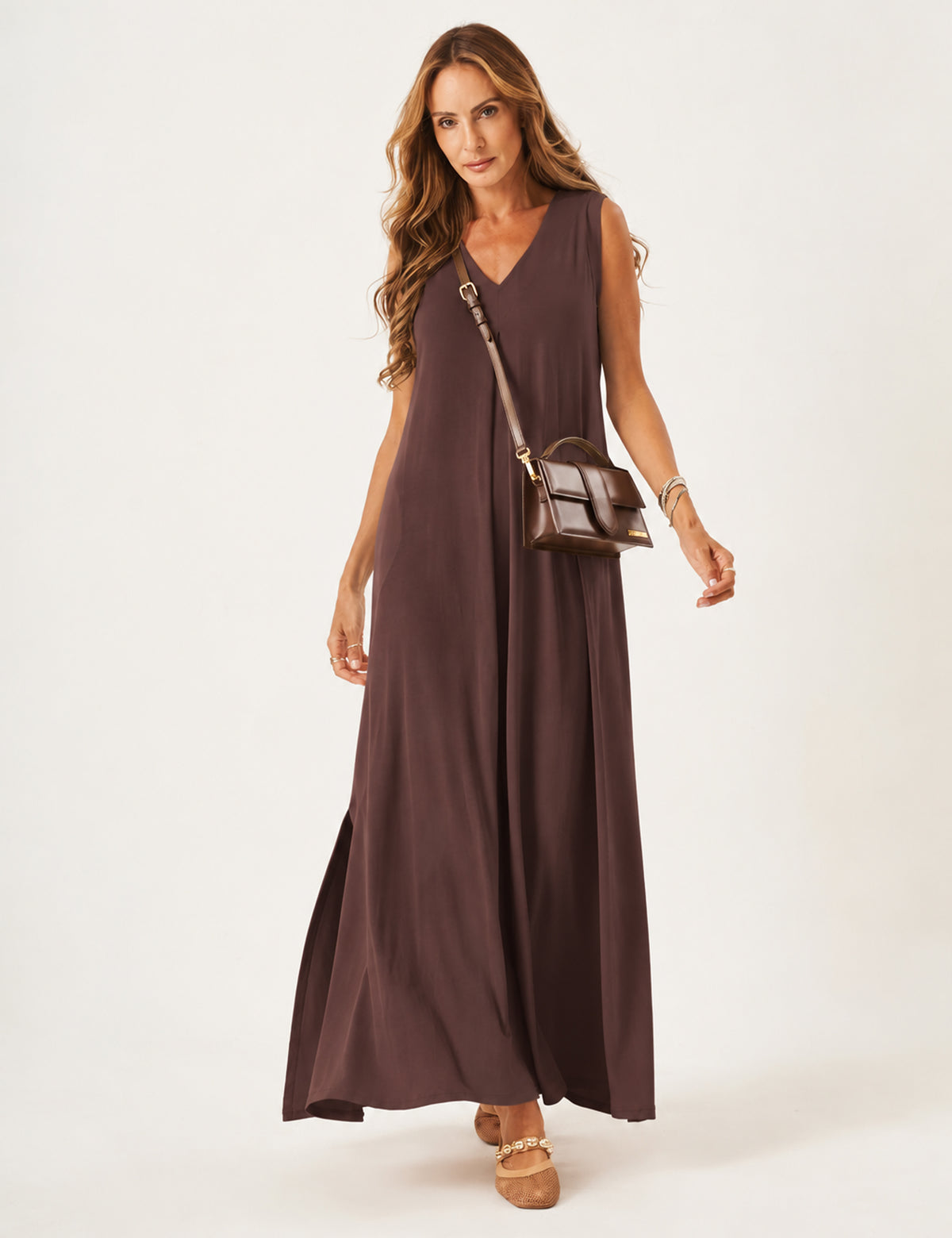 Vestido Sophie Marrom