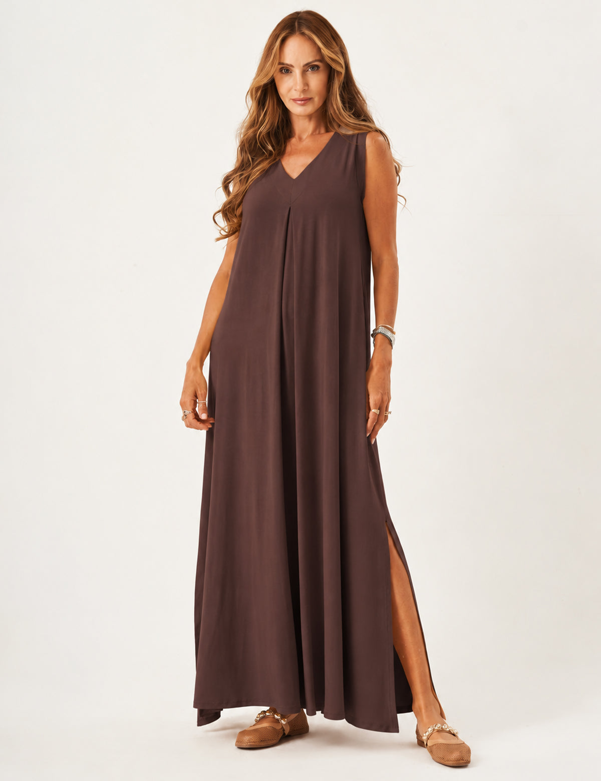 Vestido Sophie Marrom